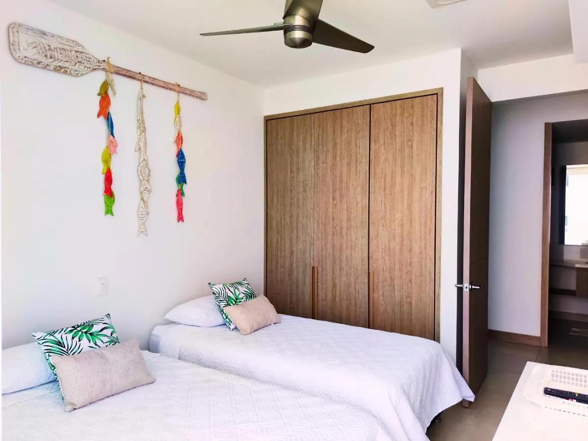 סנטה מרתה Playa Dormida 2. Hermoso Apartamento Frente Al Mar סנטה מרתה