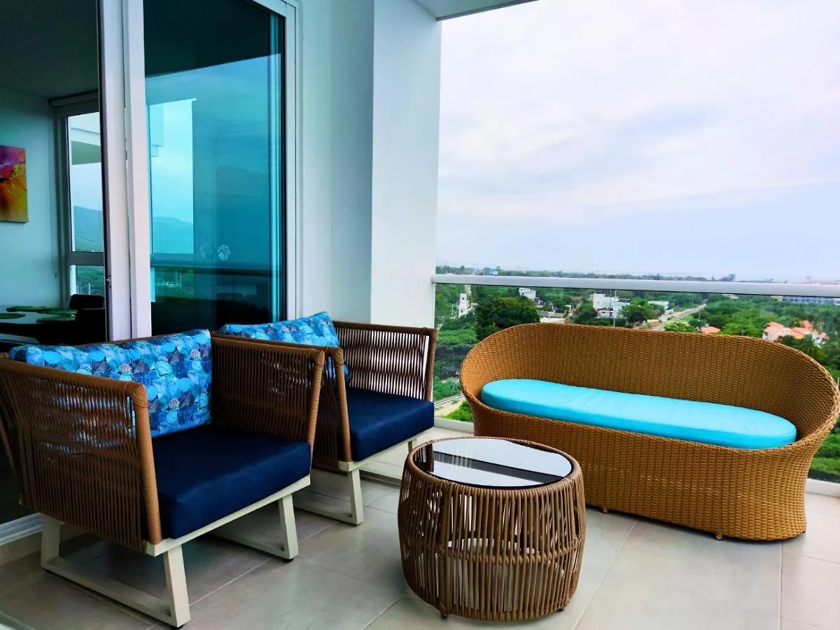 דירה סנטה מרתה Playa Dormida 2. Hermoso Apartamento Frente Al Mar